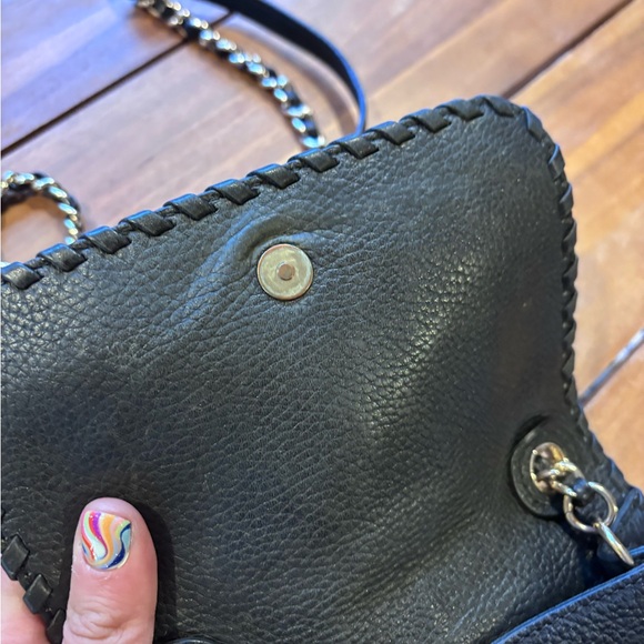 Small Black Leather Tory Burch Crossbody Bag - Picture 4 of 14